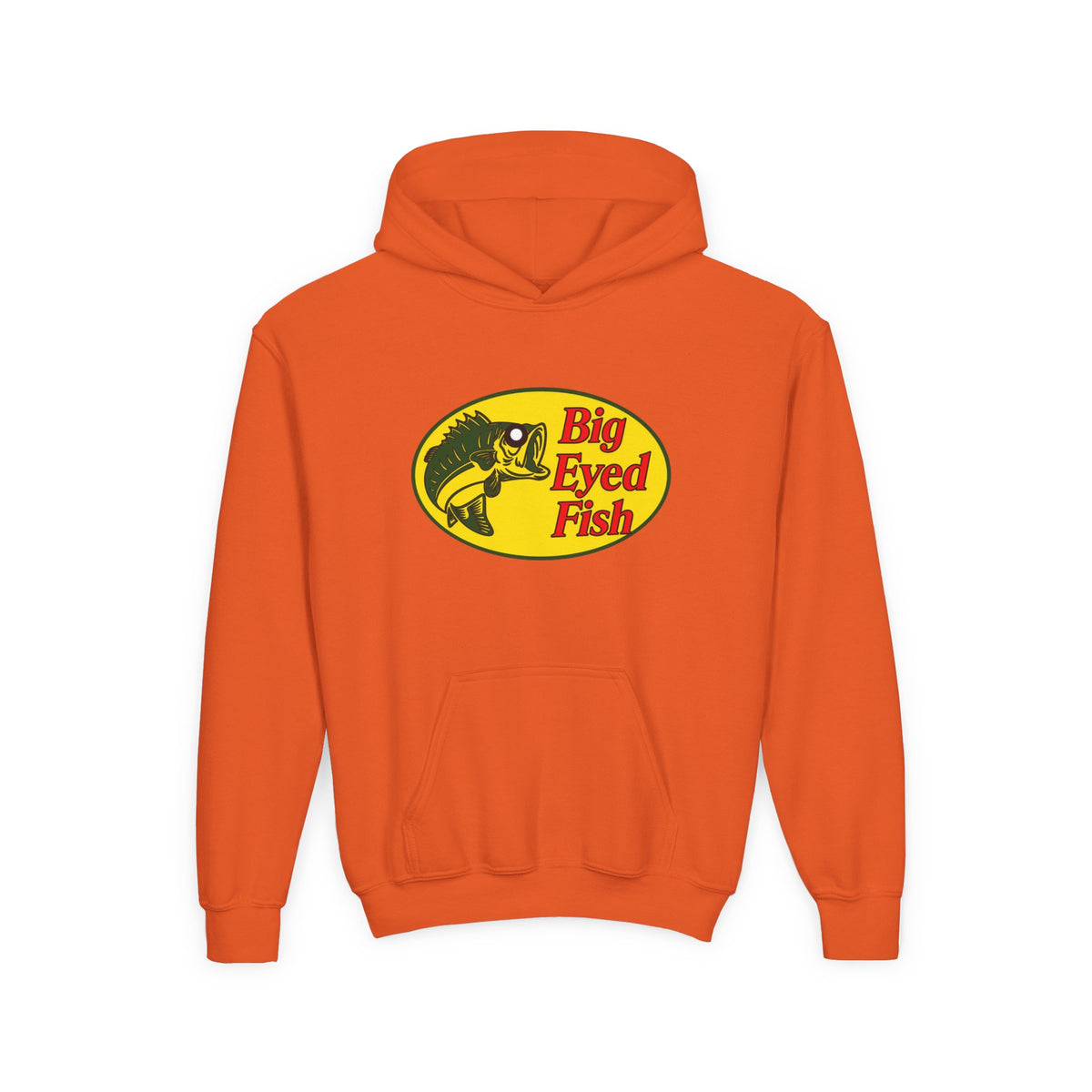 Big Bass Fish Youth Pullover Hoodie