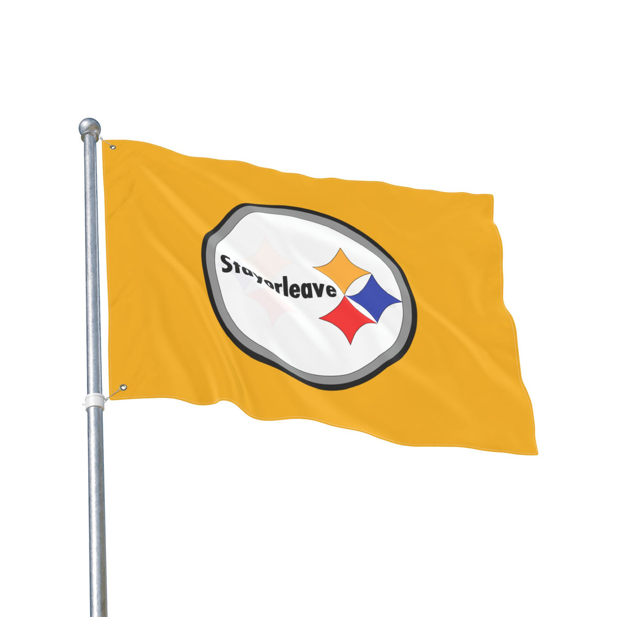 Pittsburgh Stayorleave Double Sided 36 x 60" Flag