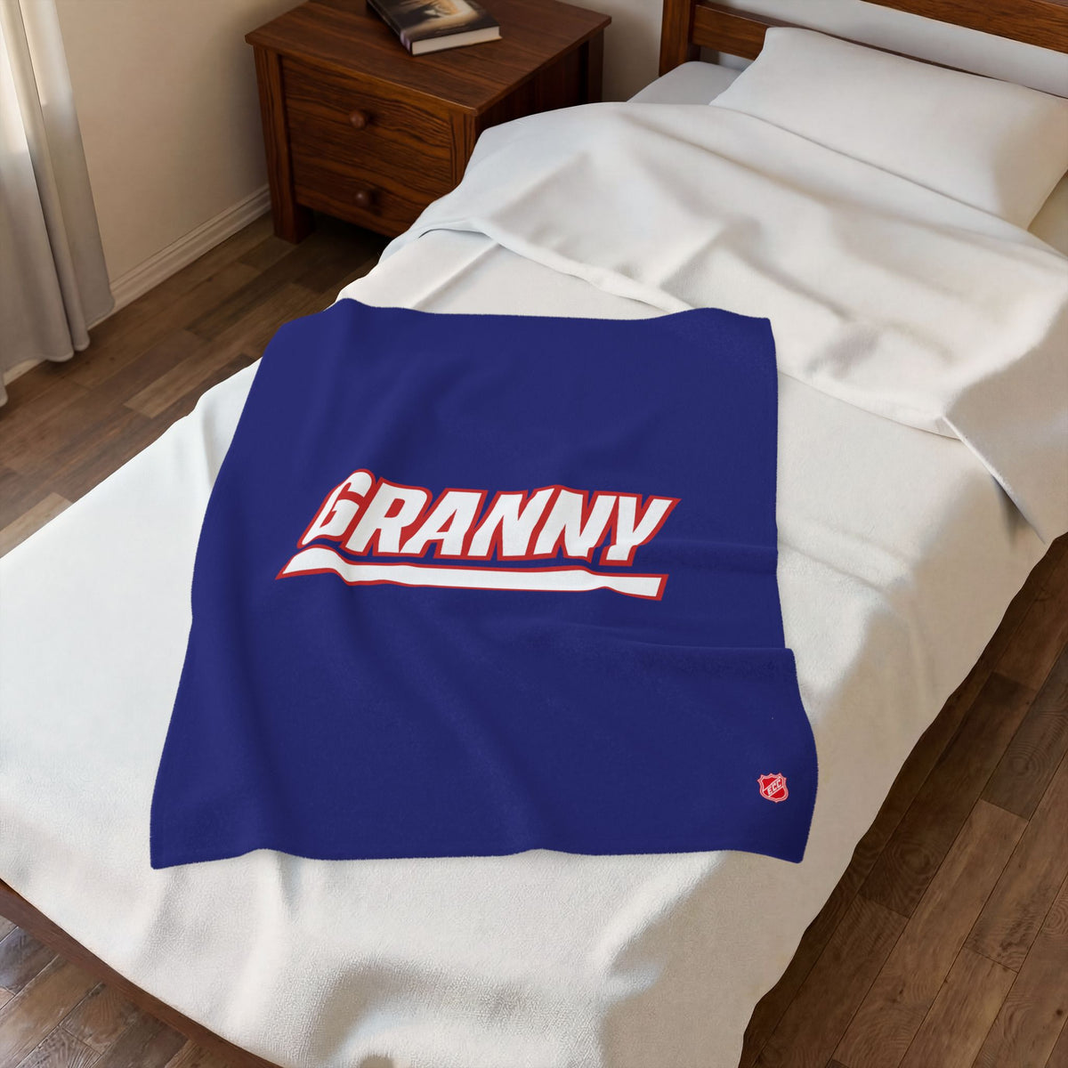 New York Granny Velveteen Plush Blanket
