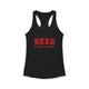 Beer For Dinner Women's Racerback Tank