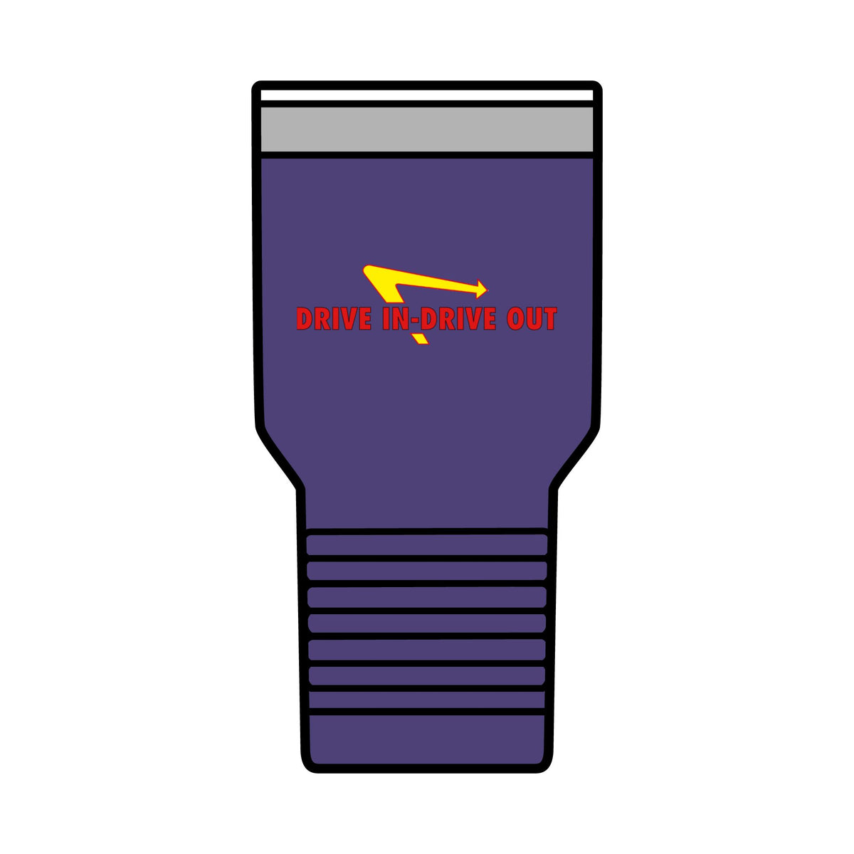 Drive In 'N Out Polar Camel 30oz Insulated Coffee Tumbler