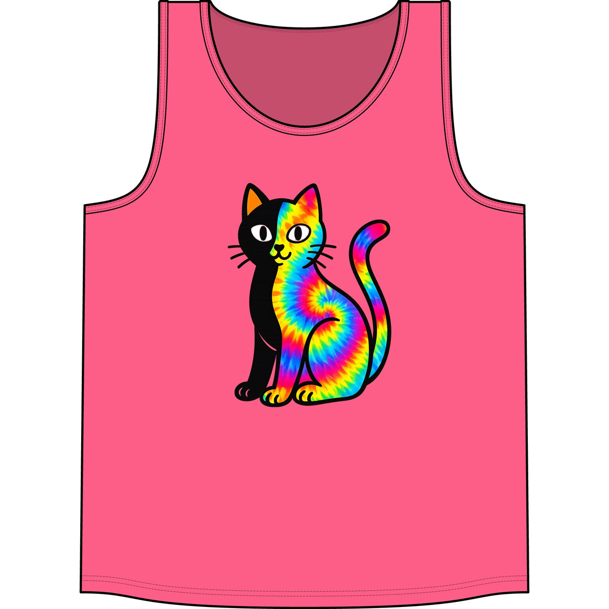The Black Cat Changing Colors Concert Tank