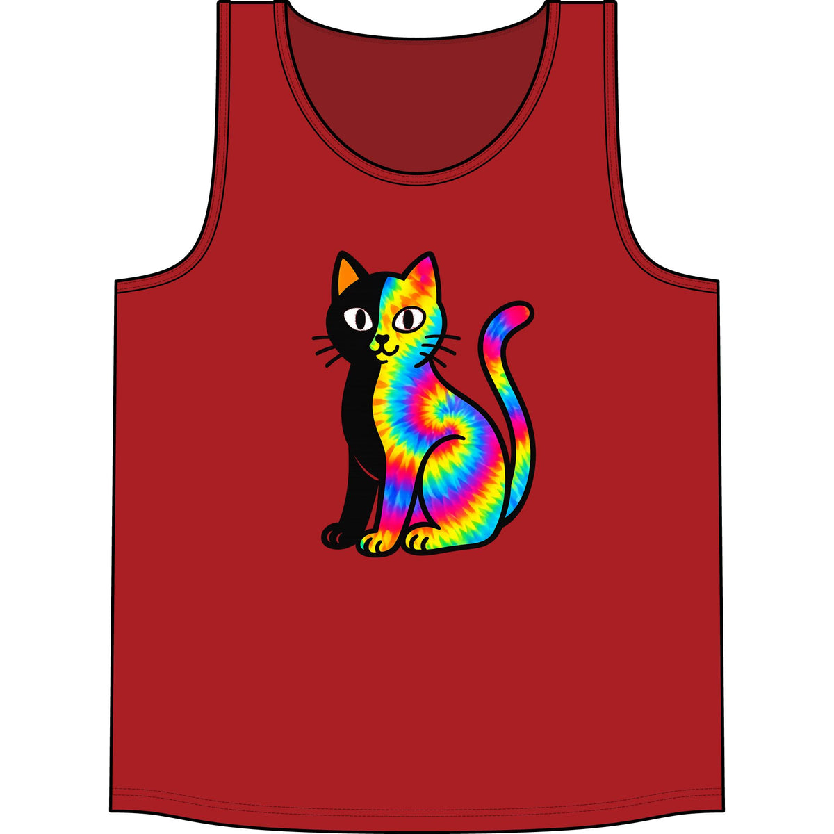 The Black Cat Changing Colors Concert Tank
