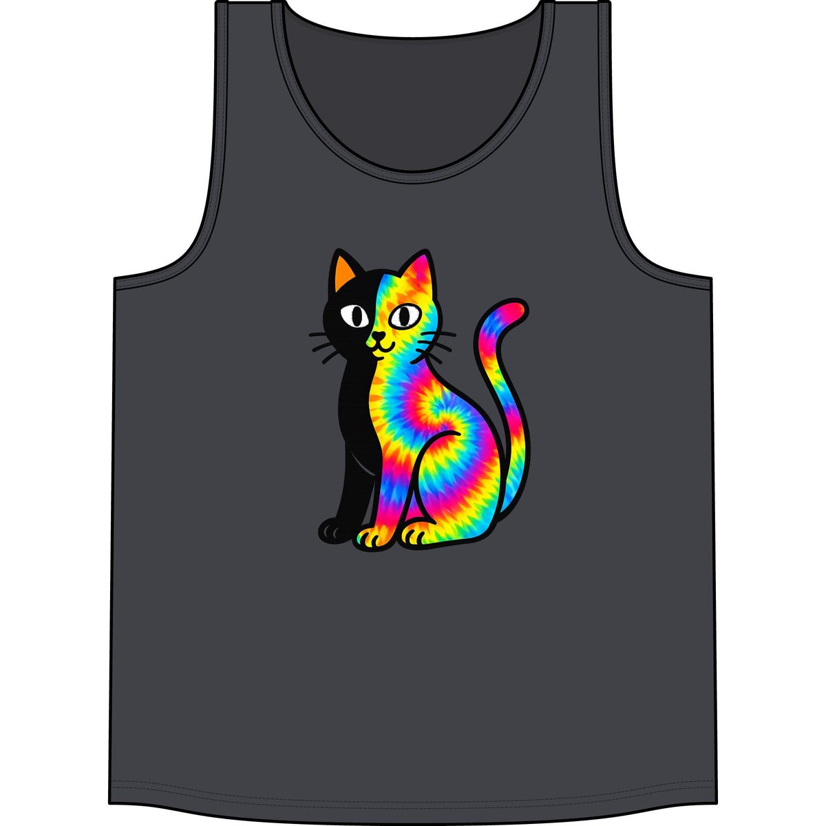 The Black Cat Changing Colors Concert Tank