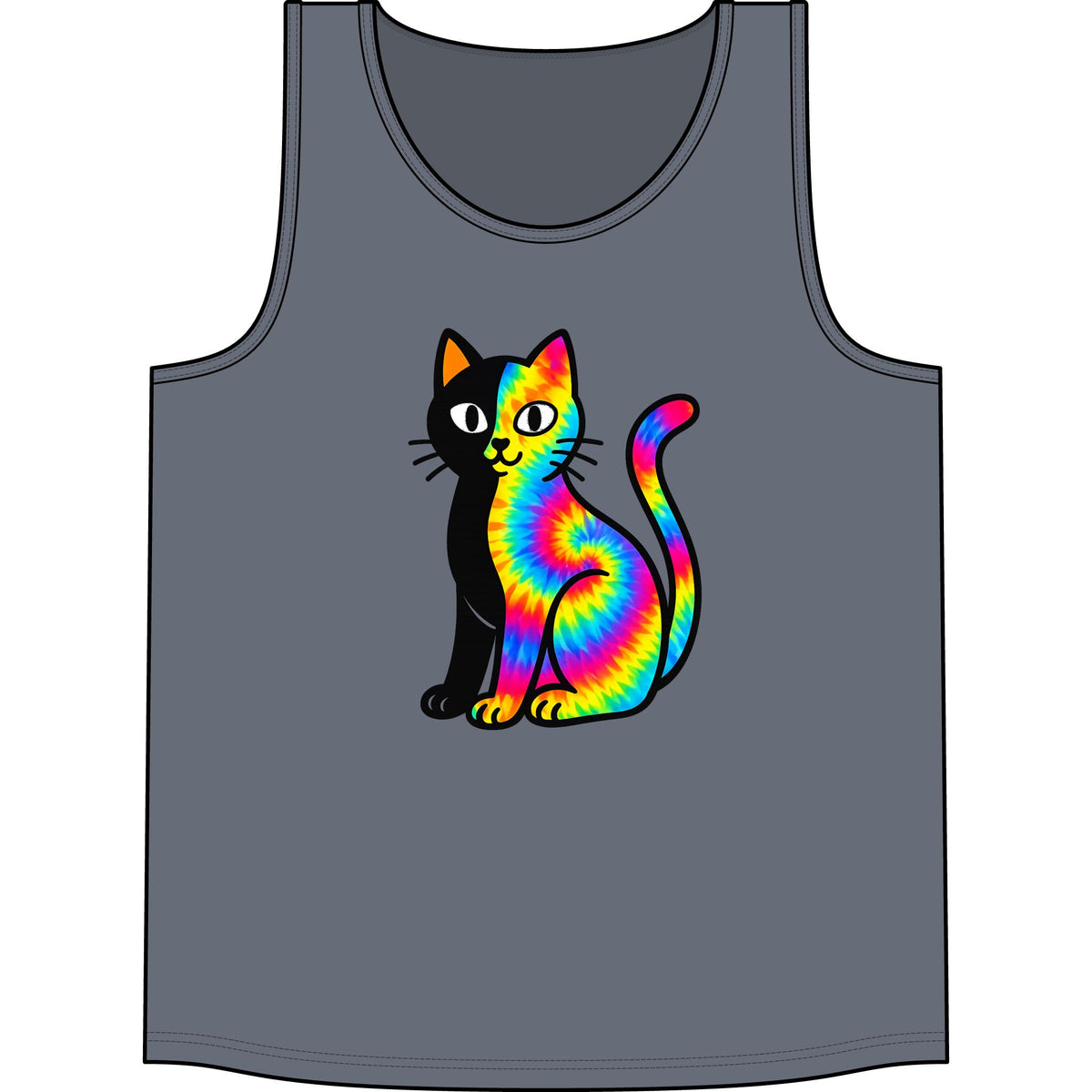 The Black Cat Changing Colors Concert Tank