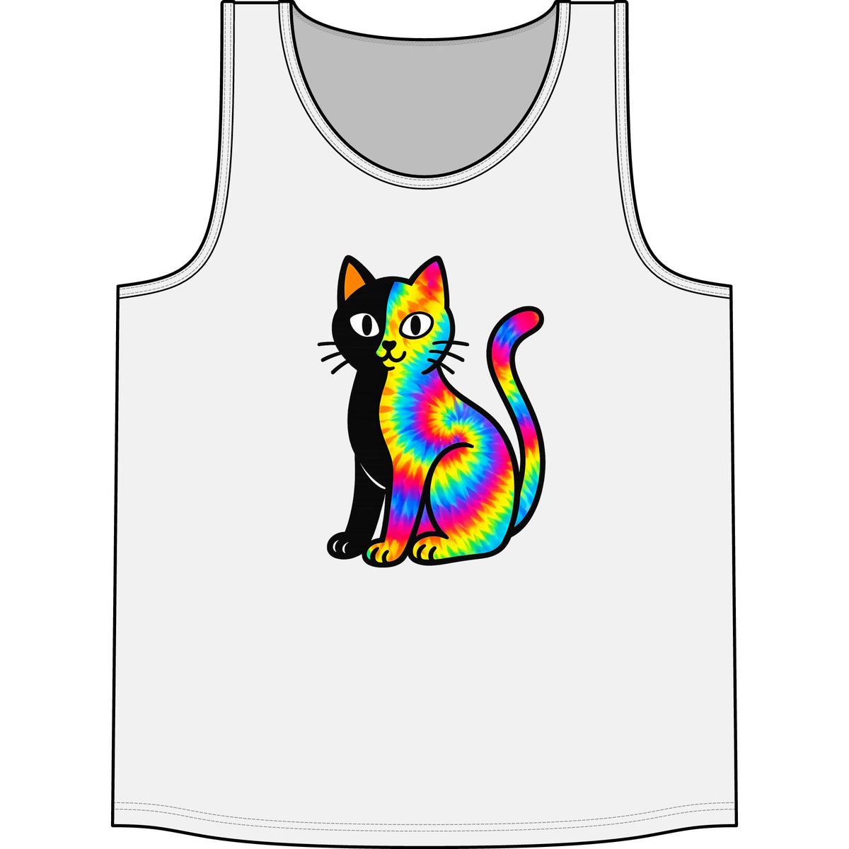 The Black Cat Changing Colors Concert Tank