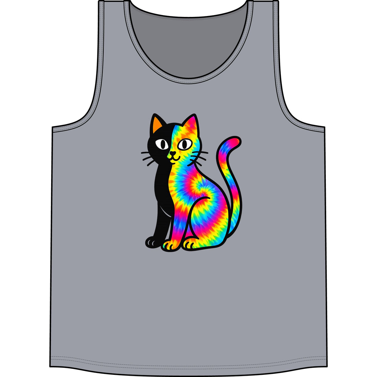 The Black Cat Changing Colors Concert Tank