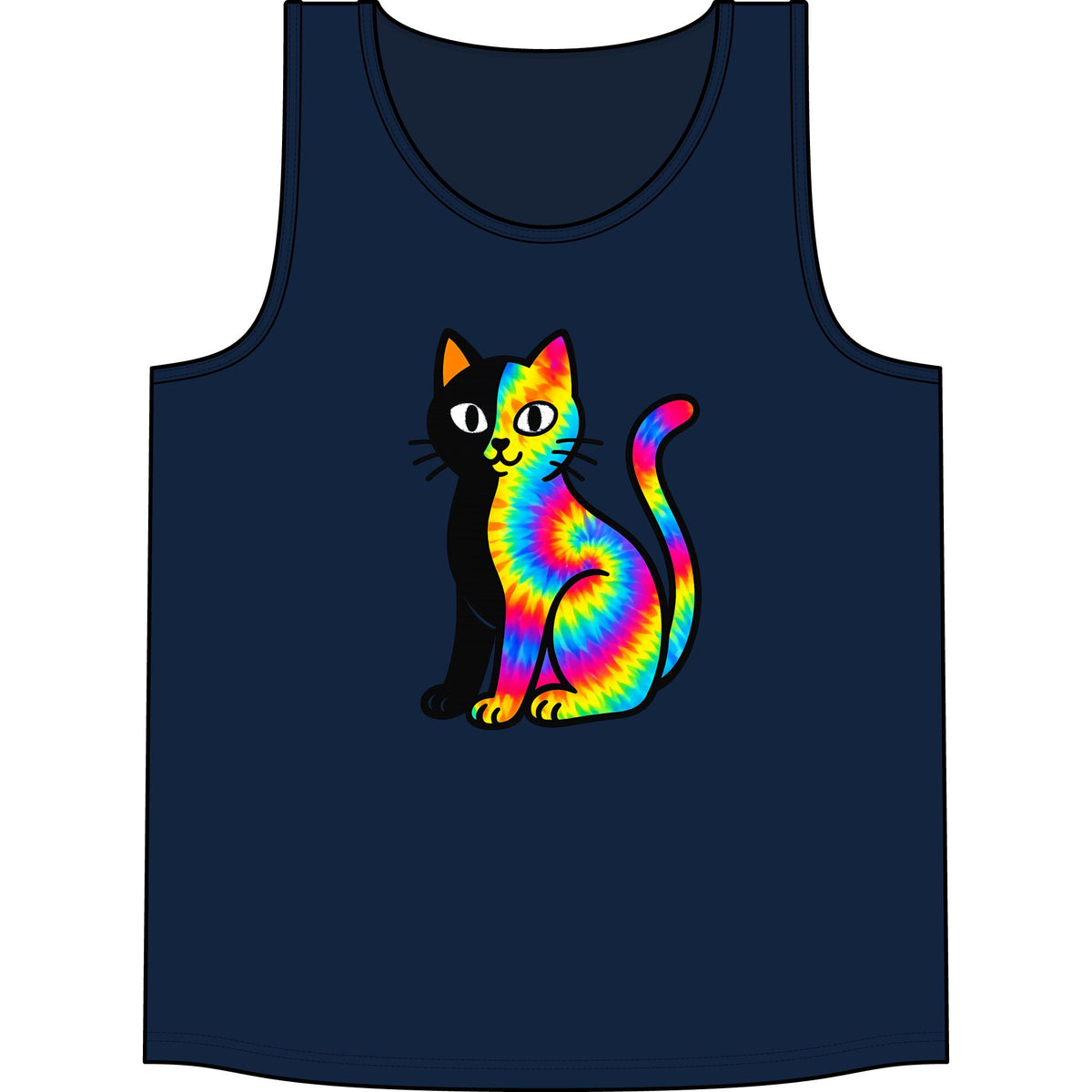 The Black Cat Changing Colors Concert Tank