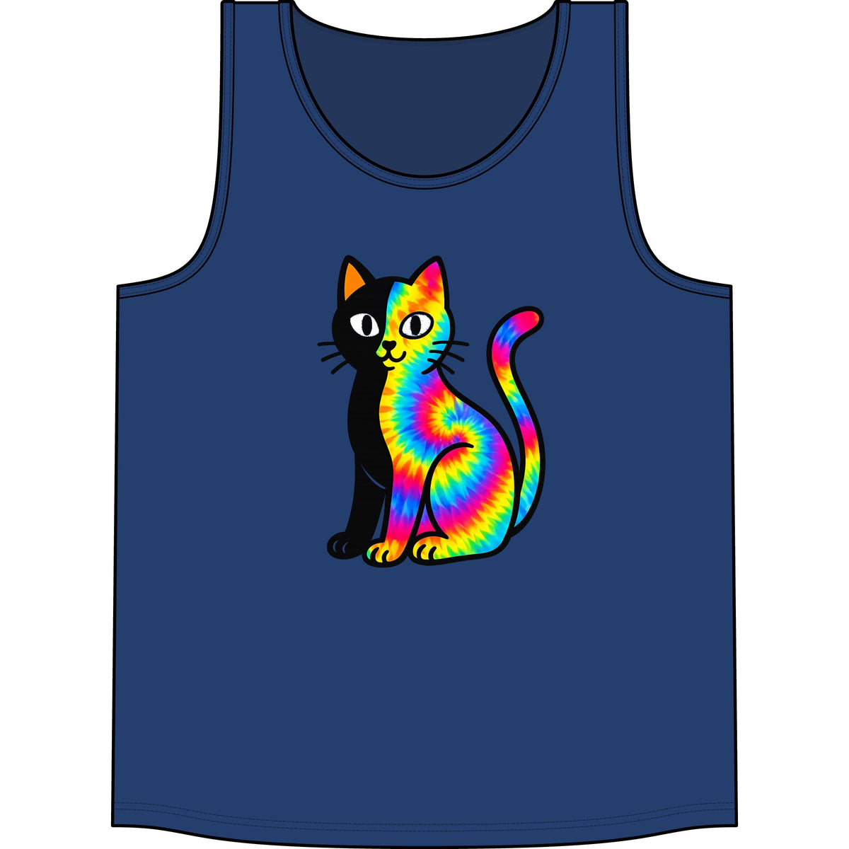 The Black Cat Changing Colors Concert Tank