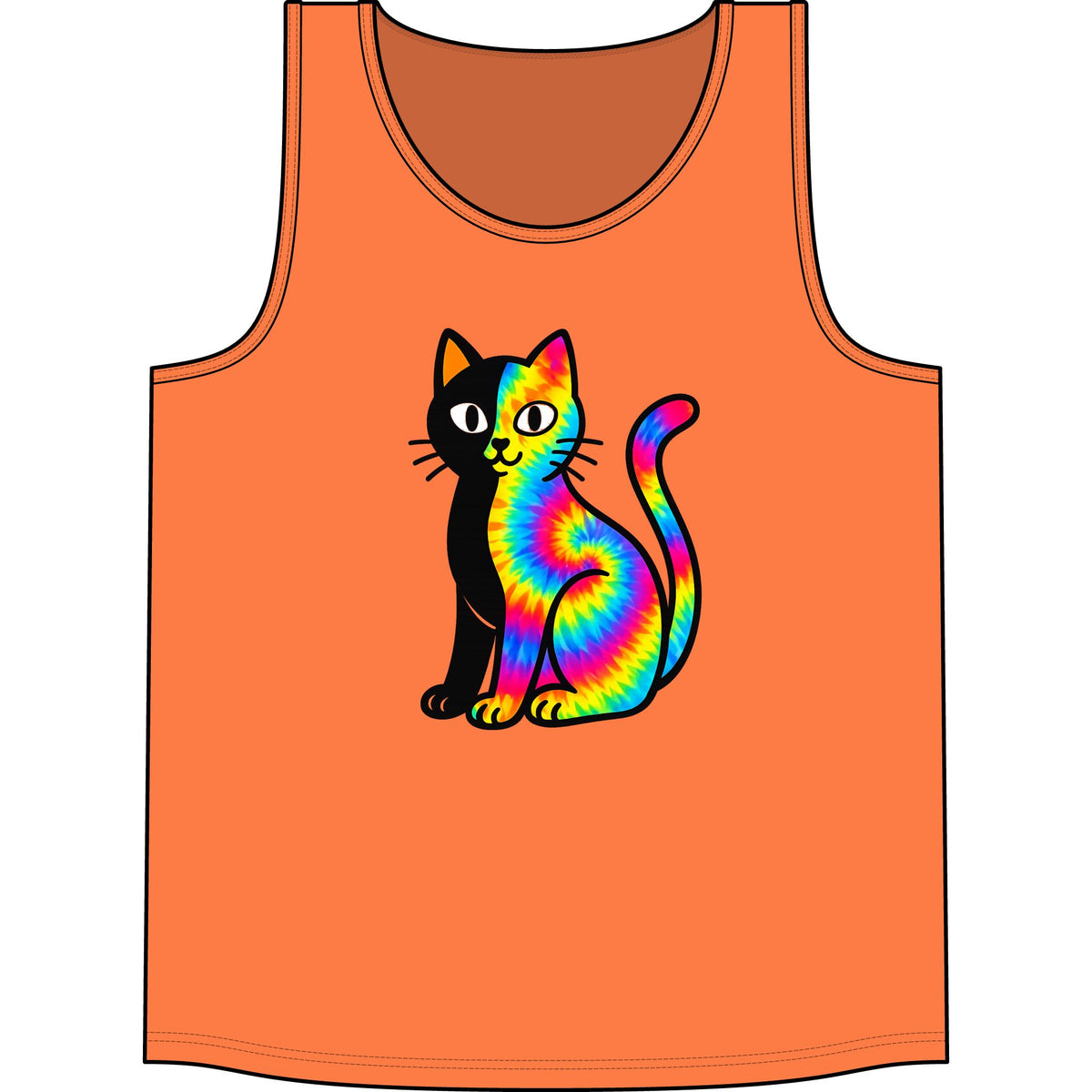 The Black Cat Changing Colors Concert Tank