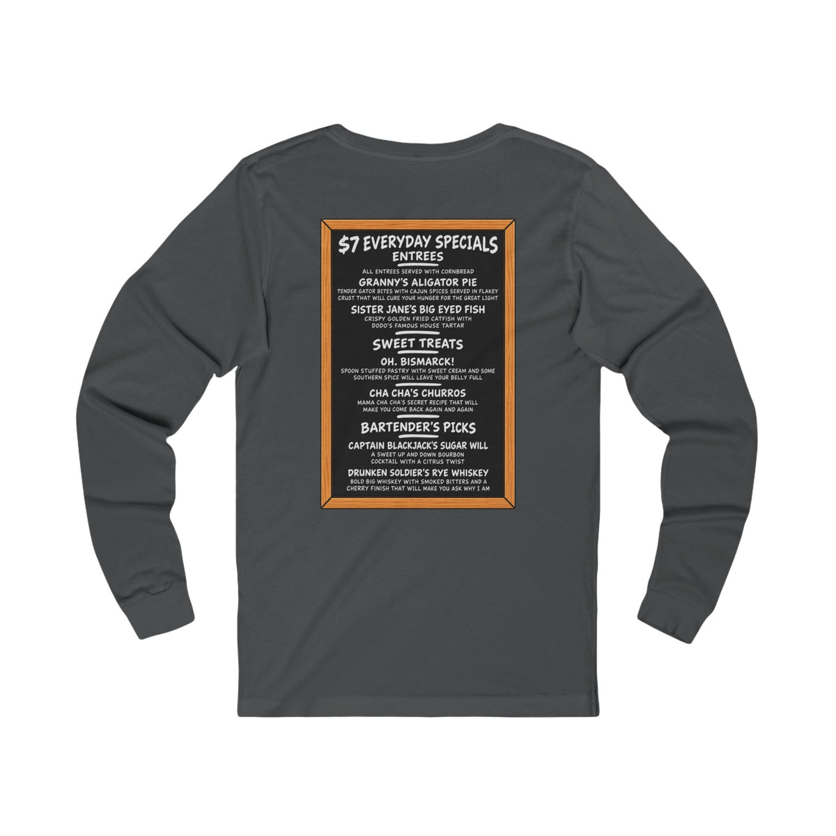 Jane's Louisiana Bayou Grille Long Sleeve T Shirt