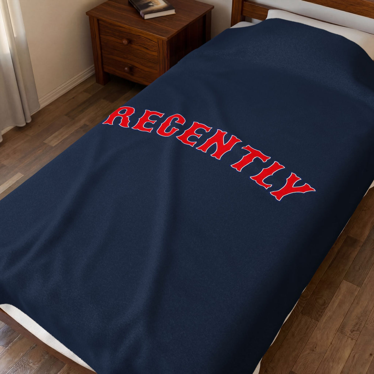 Boston Recently Velveteen Plush Blanket