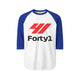 Formula 41 Unisex 3/4 Sleeve Raglan Shirt