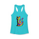 The Black Cat Changing Colors Women's Racerback Tank
