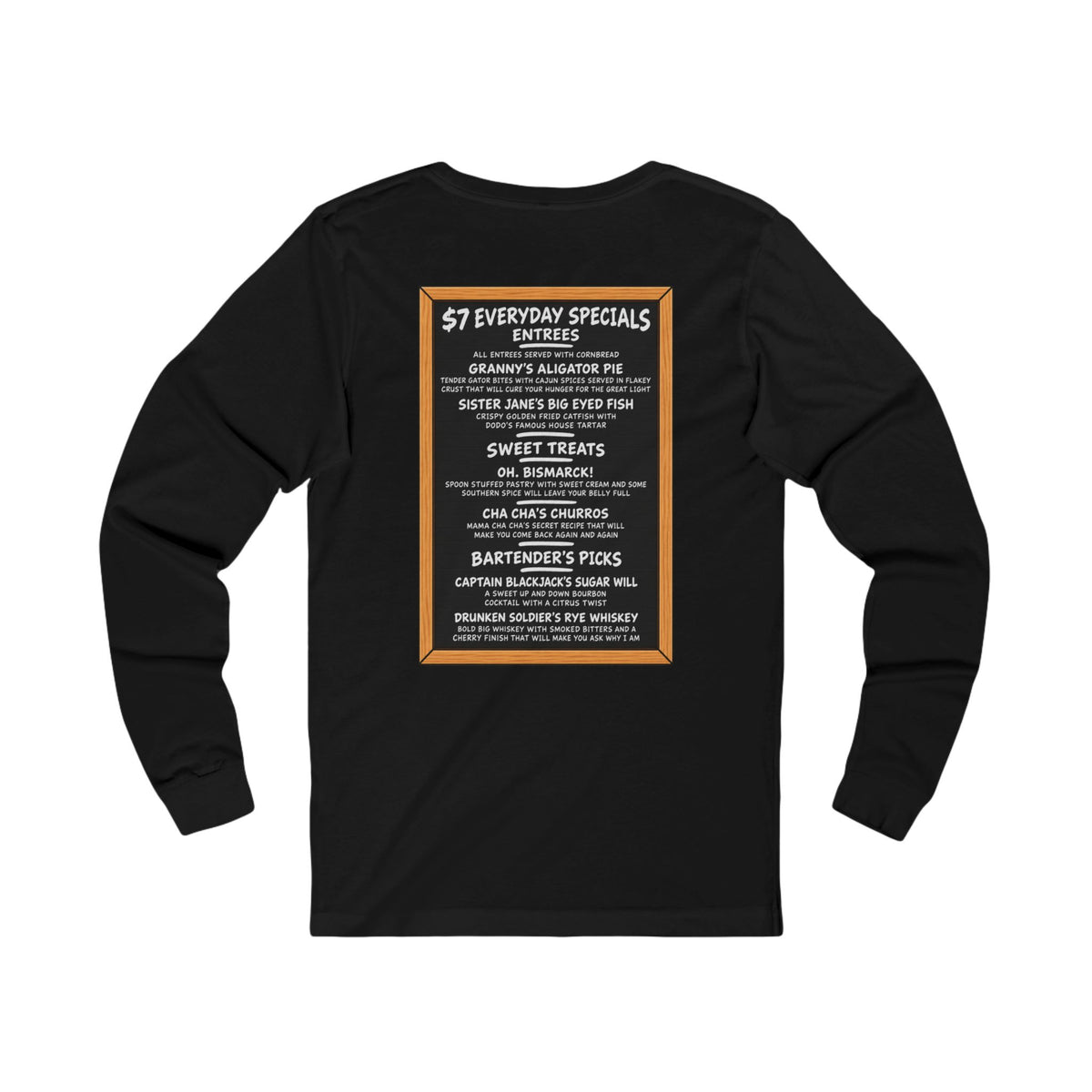 Jane's Louisiana Bayou Grille Long Sleeve T Shirt