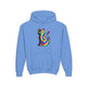 The Black Cat Changing Colors Youth Pullover Hoodie