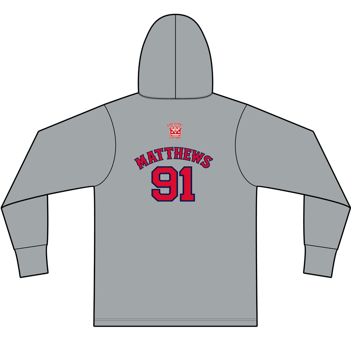 Boston Recently Long Sleeve Hooded T-Shirt