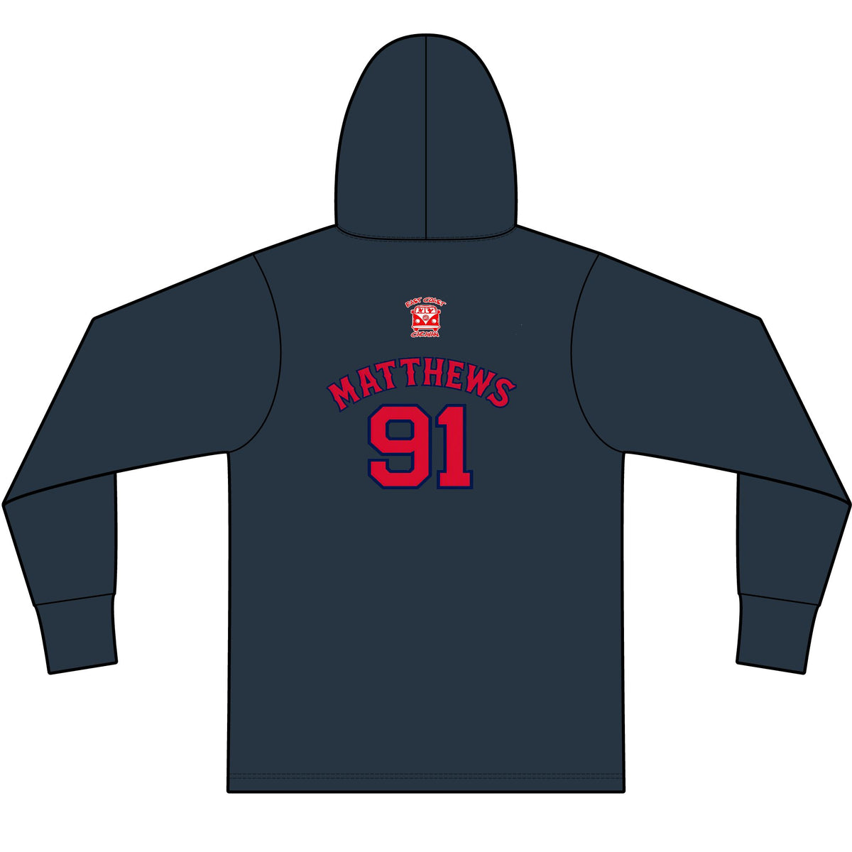 Boston Recently Long Sleeve Hooded T-Shirt