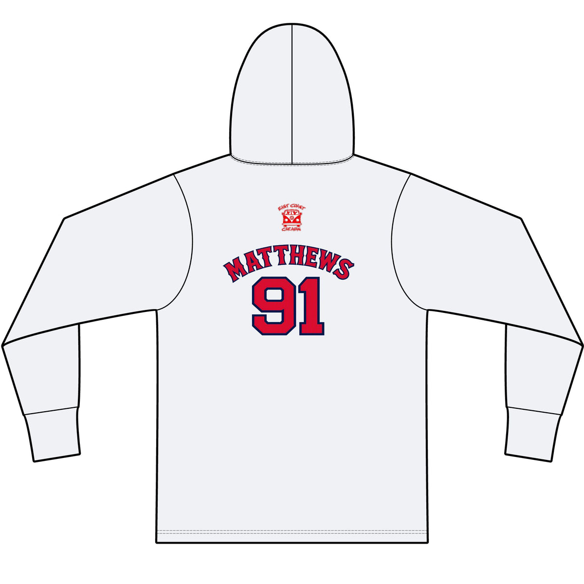 Boston Recently Long Sleeve Hooded T-Shirt