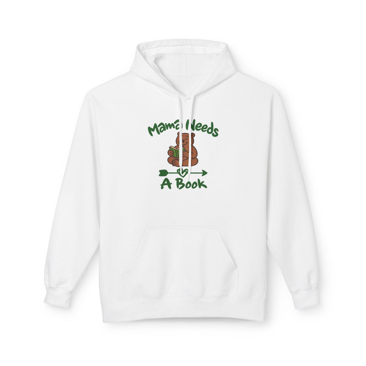 Mama Needs A Book Pullover Hoodie