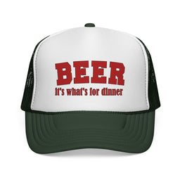 Beer For Dinner Trucker Cap