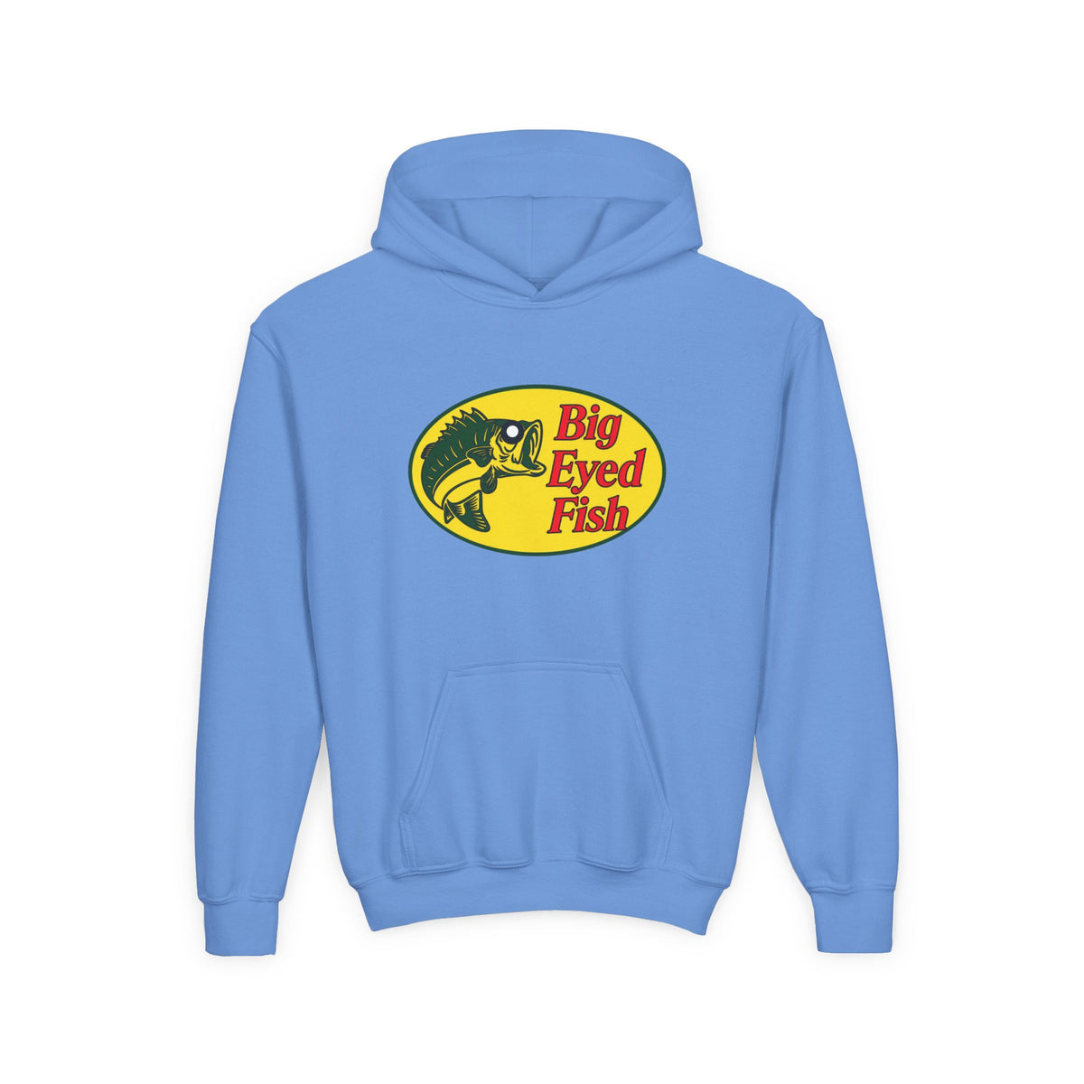 Big Bass Fish Youth Pullover Hoodie
