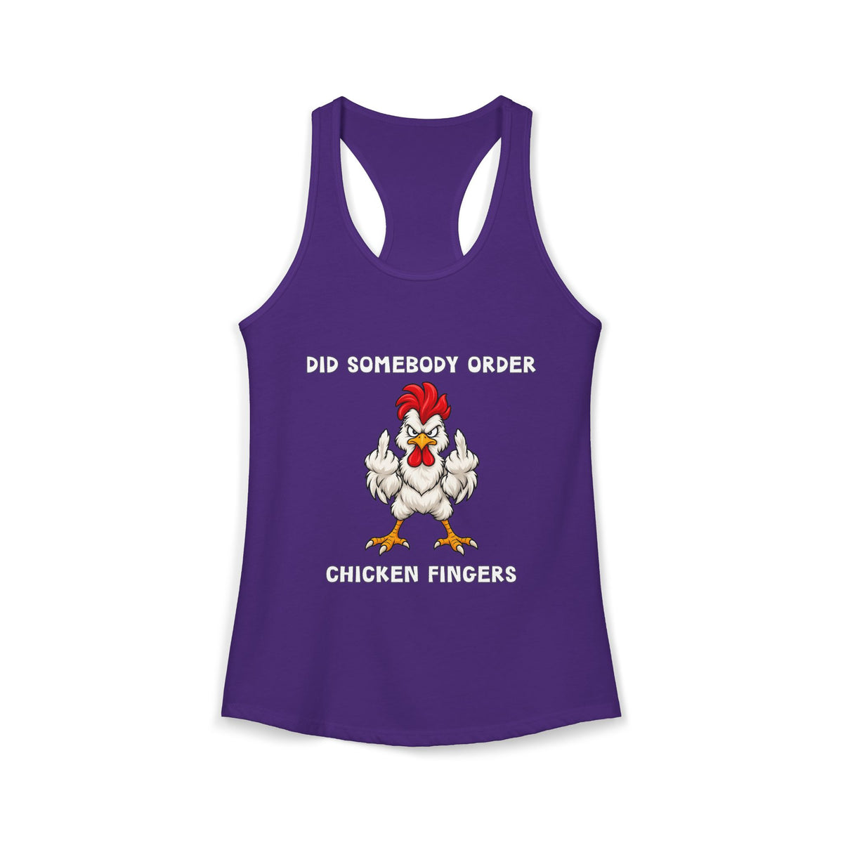 Chicken Fingers Women's Racerback Tank