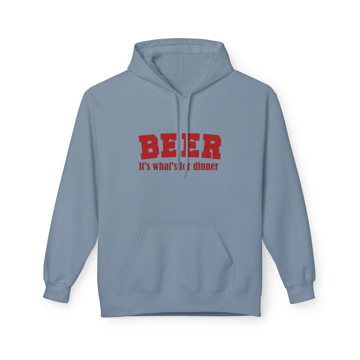 Beer For Dinner Pullover Hoodie