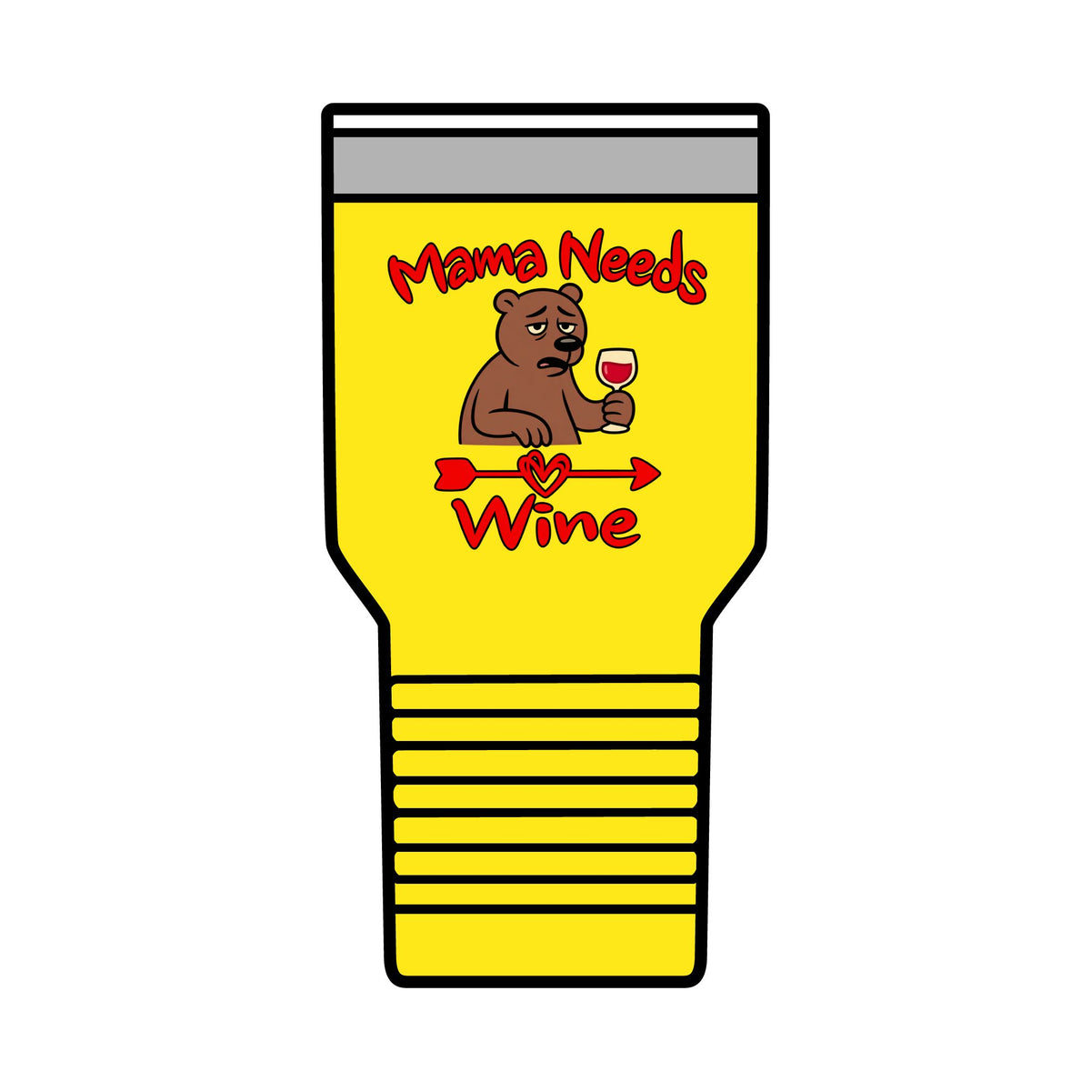 Mama Needs Wine 30oz Polar Camel Insulated Tumbler