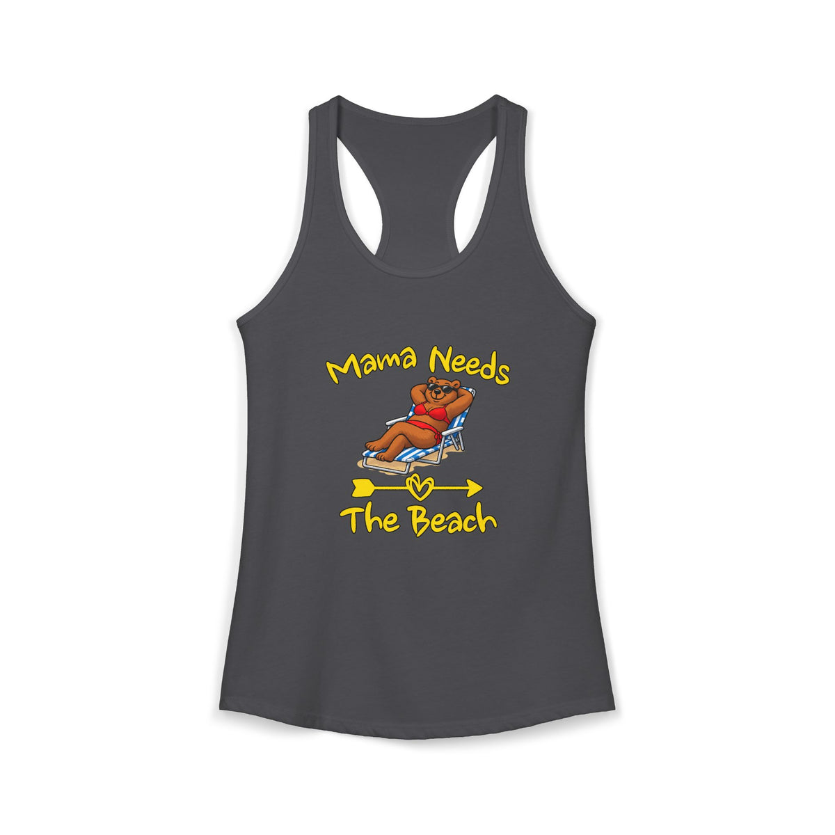 Mama Needs The Beach Women's Racerback Tank