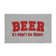 Beer For Dinner Double Sided 36 x 60" Flag