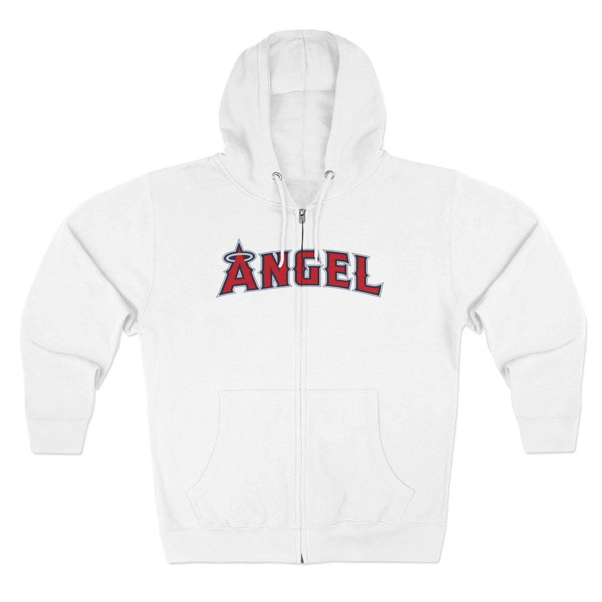 Los Angeles Angel Zip Up Hoodie