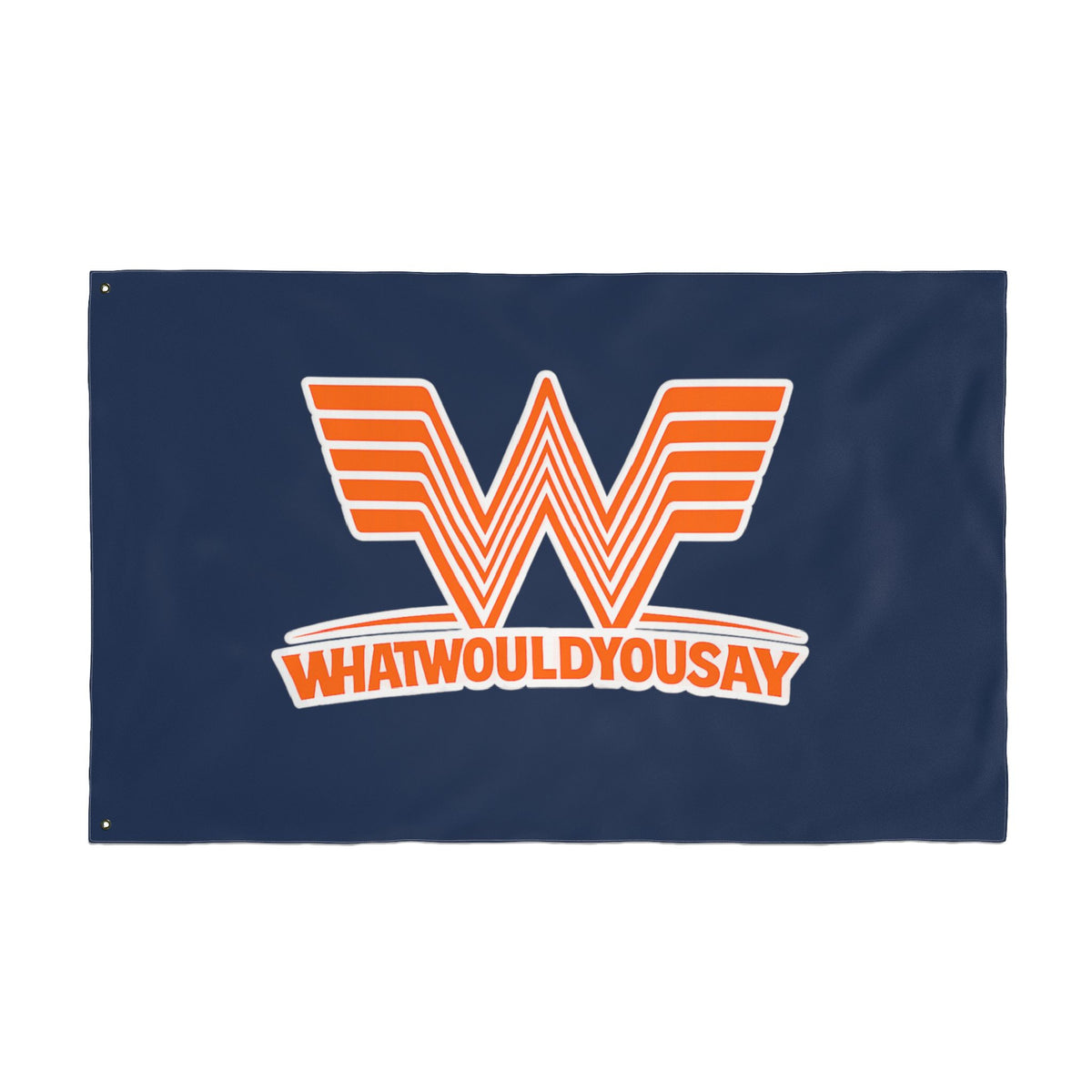 What Would You Say A Burger Double Sided 36 x 60" Flag