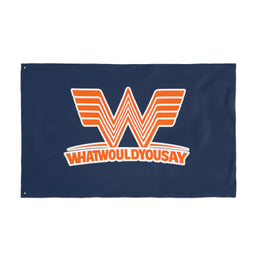 What Would You Say A Burger Double Sided 36 x 60" Flag
