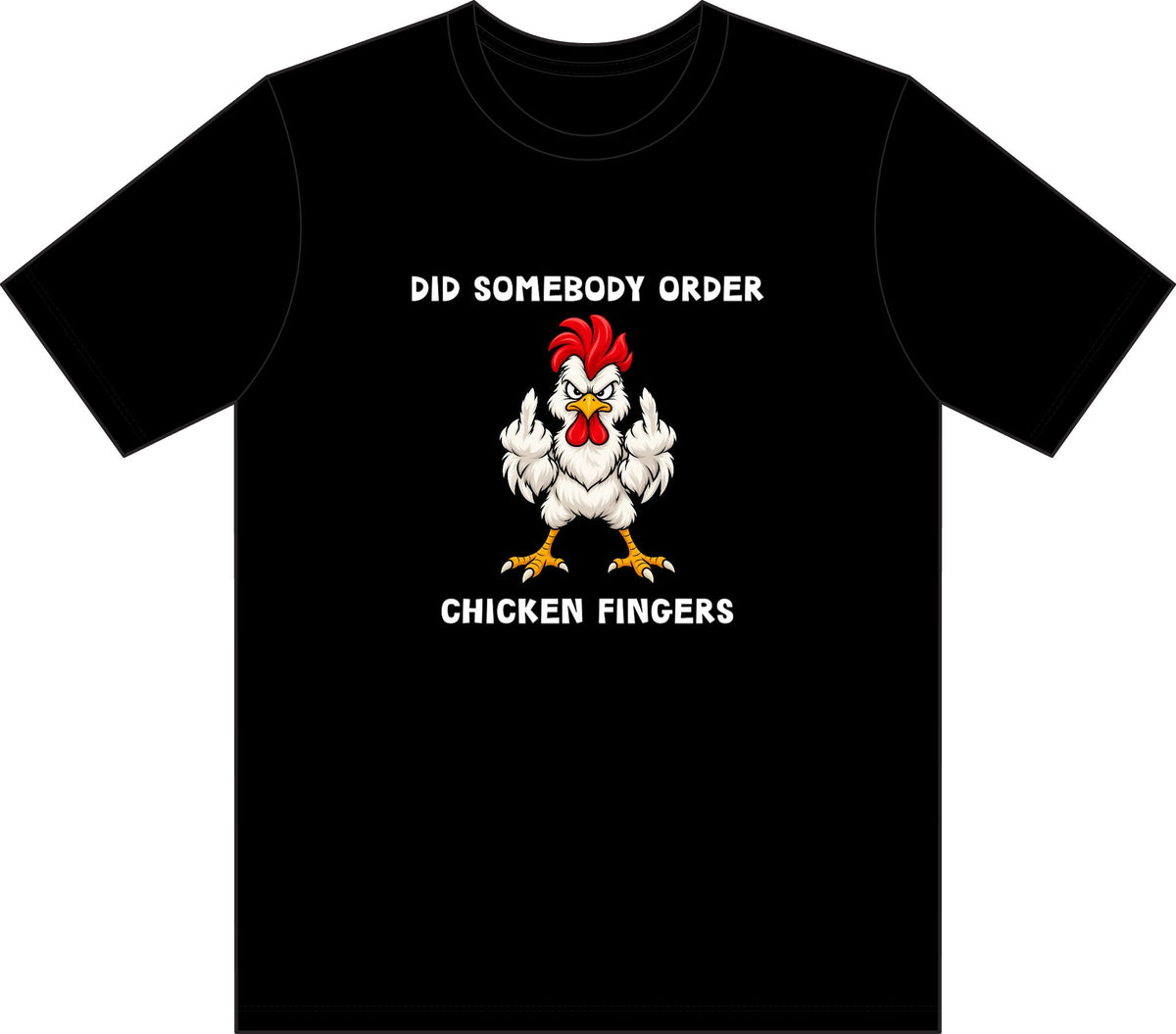 Chicken Fingers Tall T Shirt