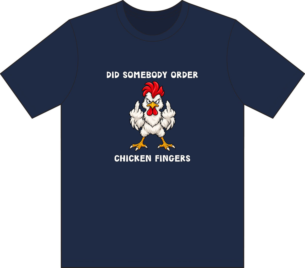Chicken Fingers Tall T Shirt