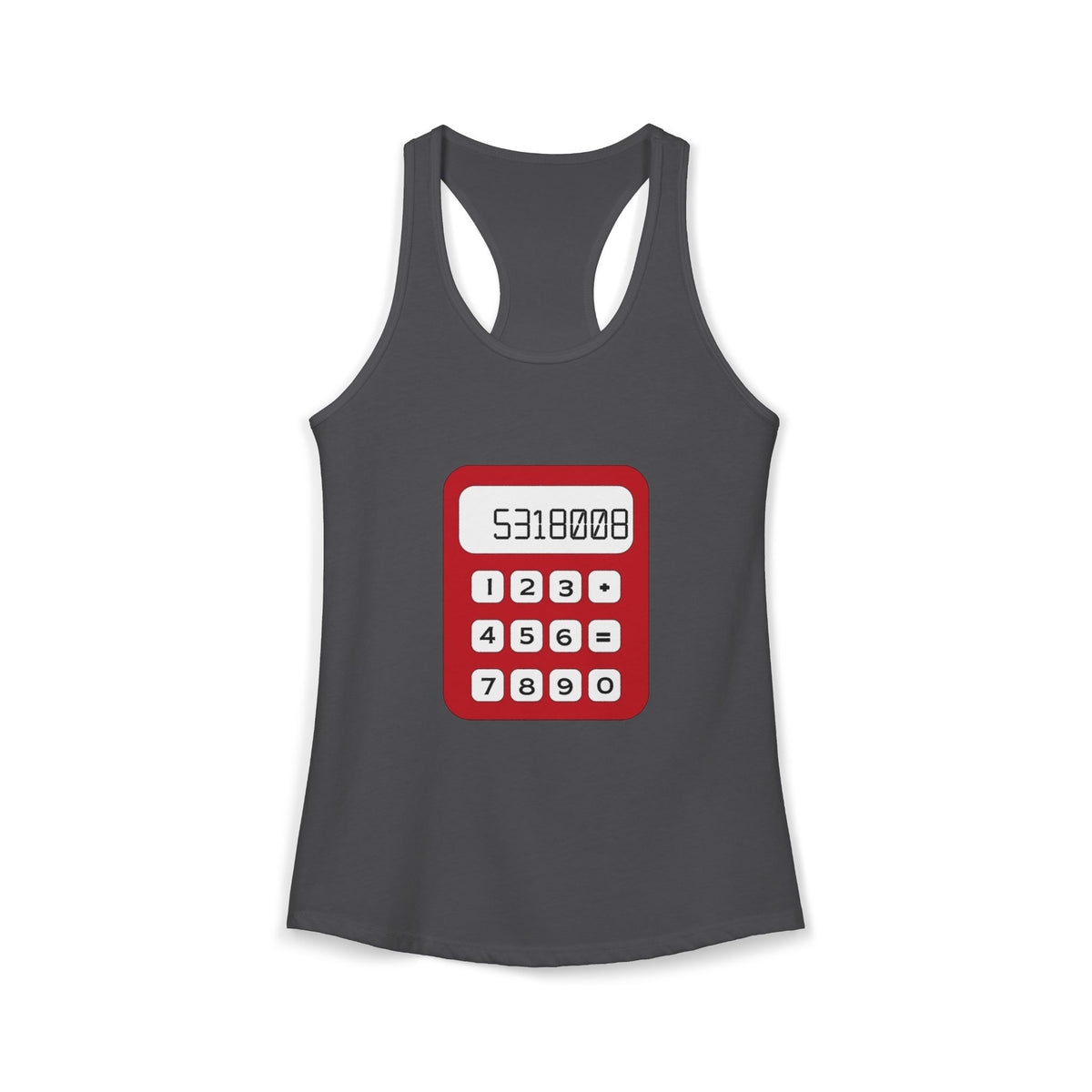 8th Grade Math Racerback Tank