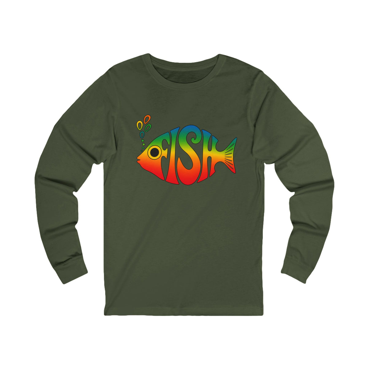 Big Eyed Phish Long Sleeve T Shirt