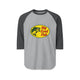 Big Bass Fish 3/4 Sleeve Raglan T Shirt