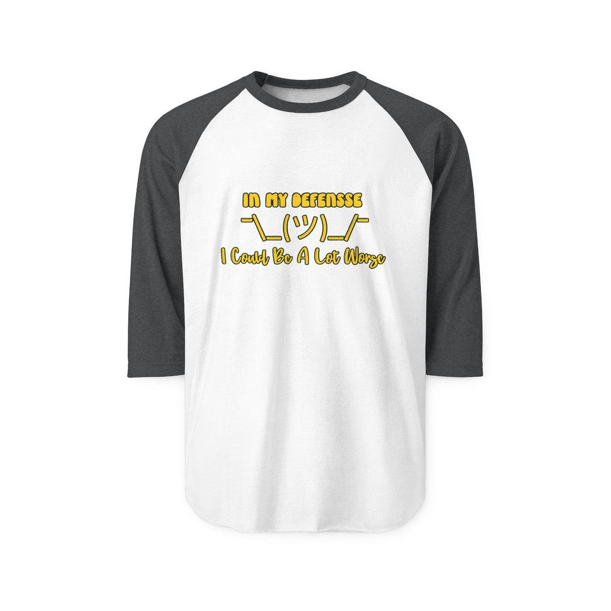 In My Defense... 3/4 Sleeve Jersey