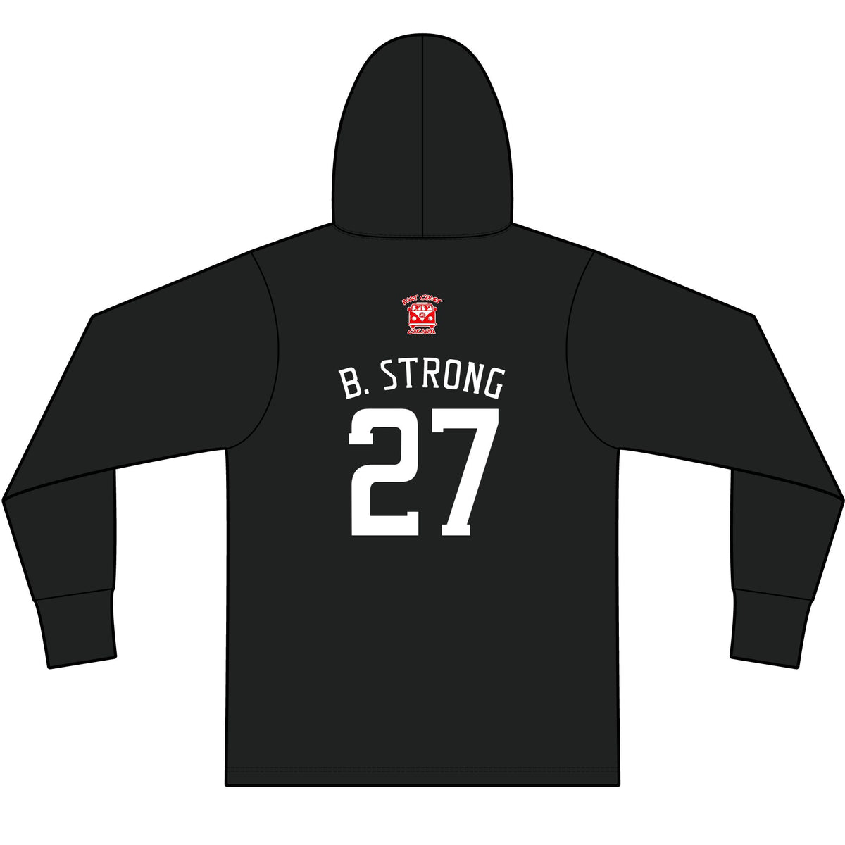 New York Granny Long Sleeve Hooded T-Shirt