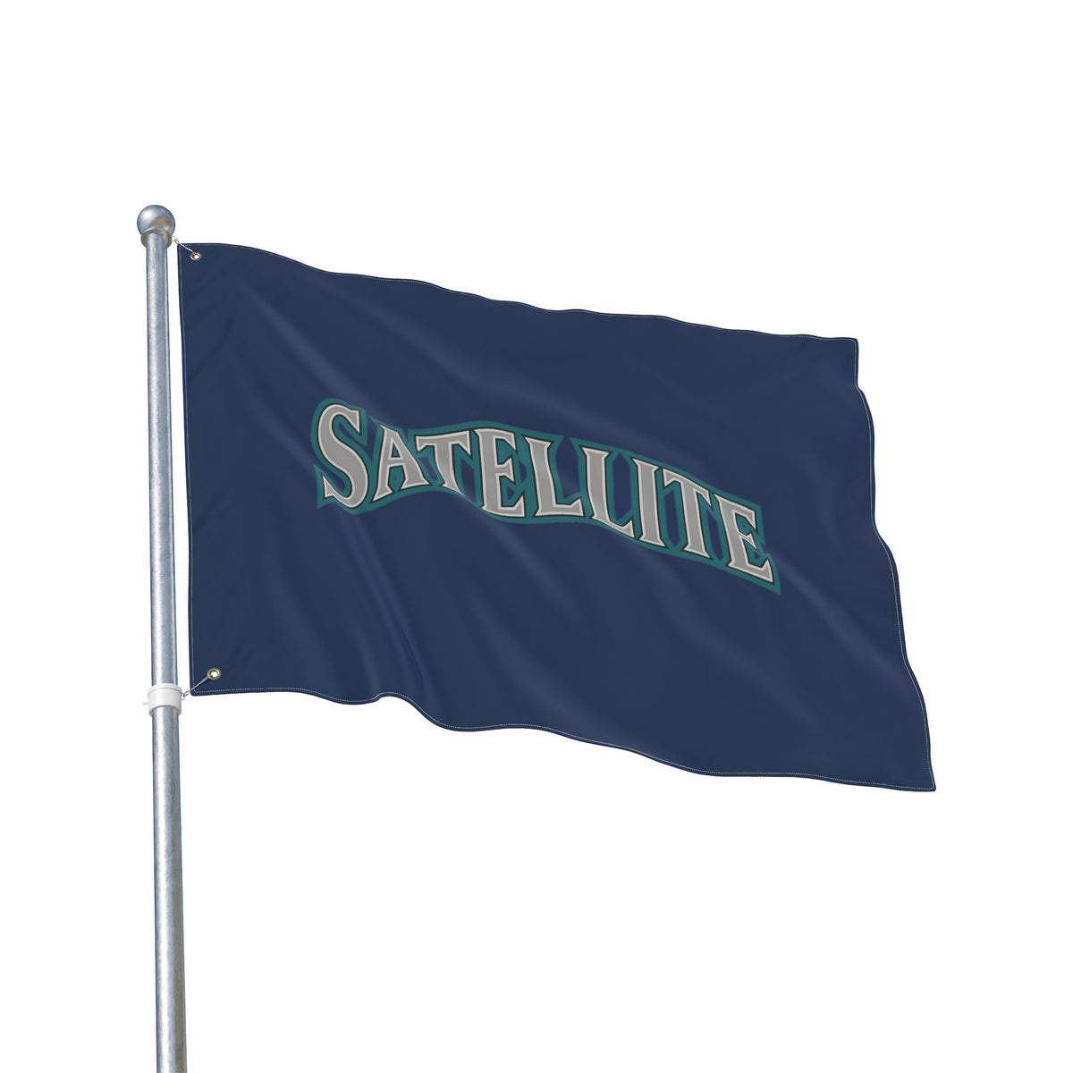 Satellite Mariners Double Sided 36 x 60" Flag