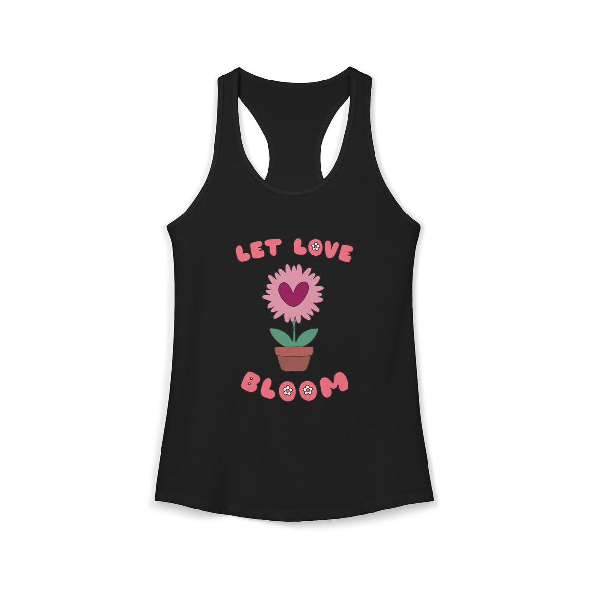 Let Love Bloom Women's Racerback Tank