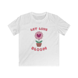 Let Love Bloom Kids T Shirt