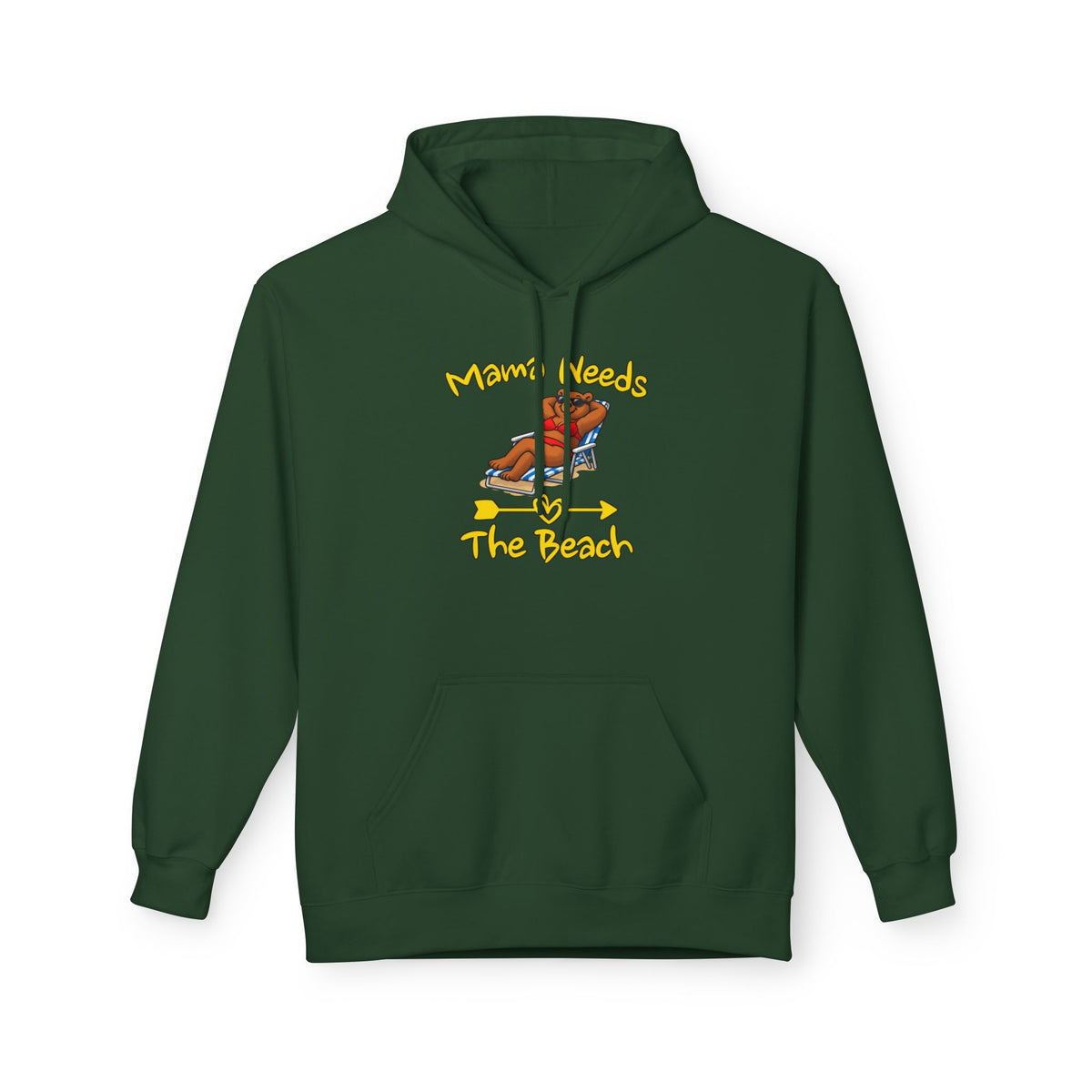 Mama Needs The Beach Pullover Hoodie