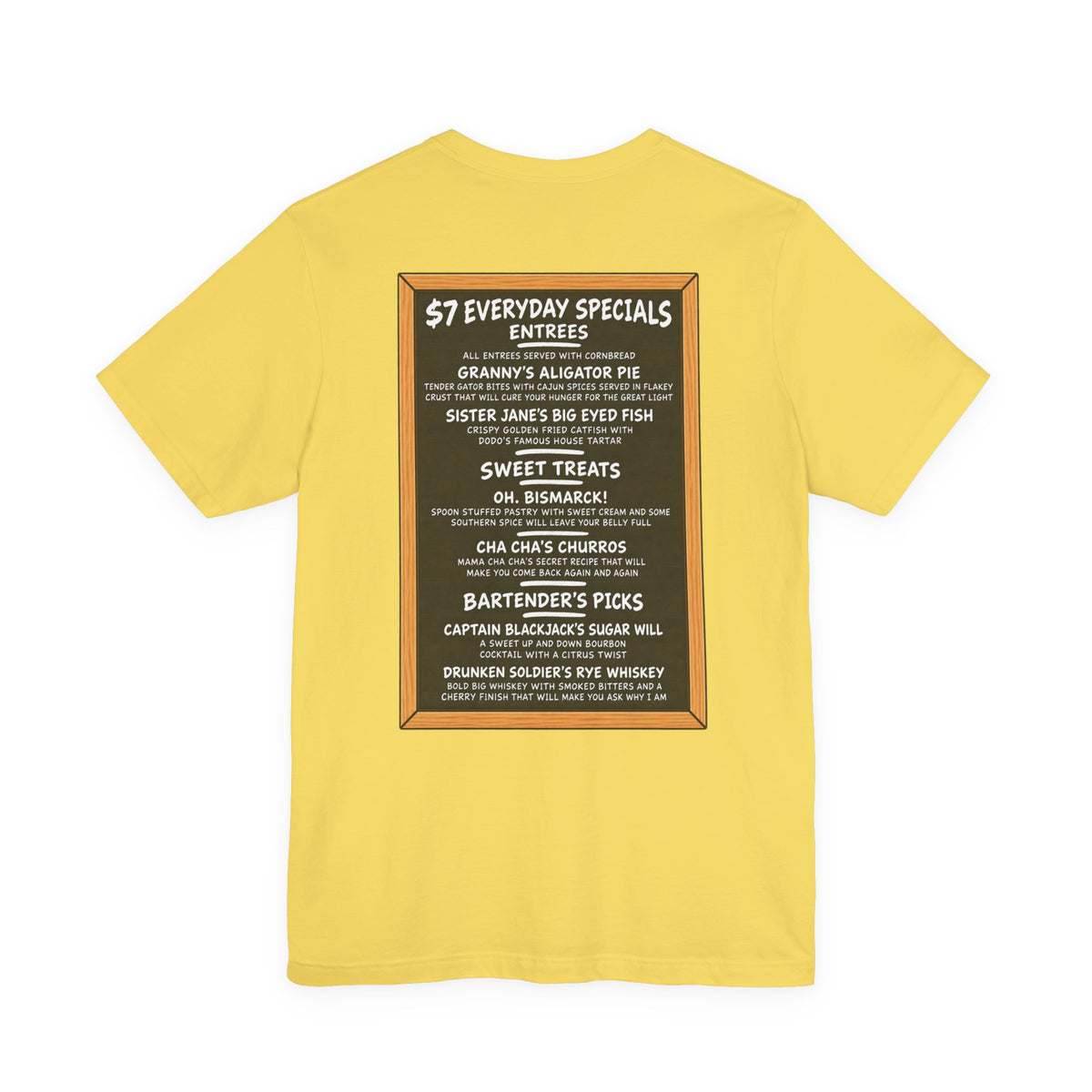 Jane's Louisiana Bayou Grille Unisex Short Sleeve T Shirt