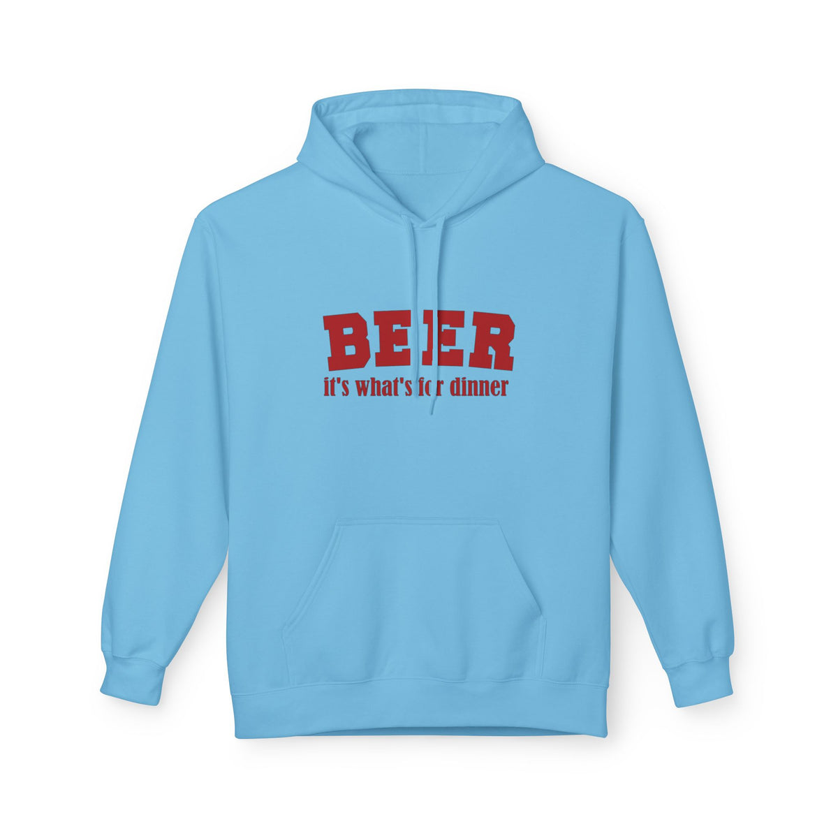 Beer For Dinner Pullover Hoodie