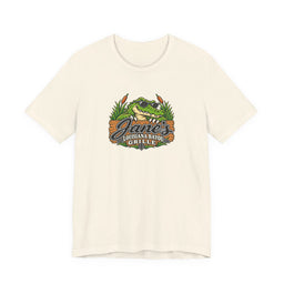 Jane's Louisiana Bayou Grille Unisex Short Sleeve T Shirt
