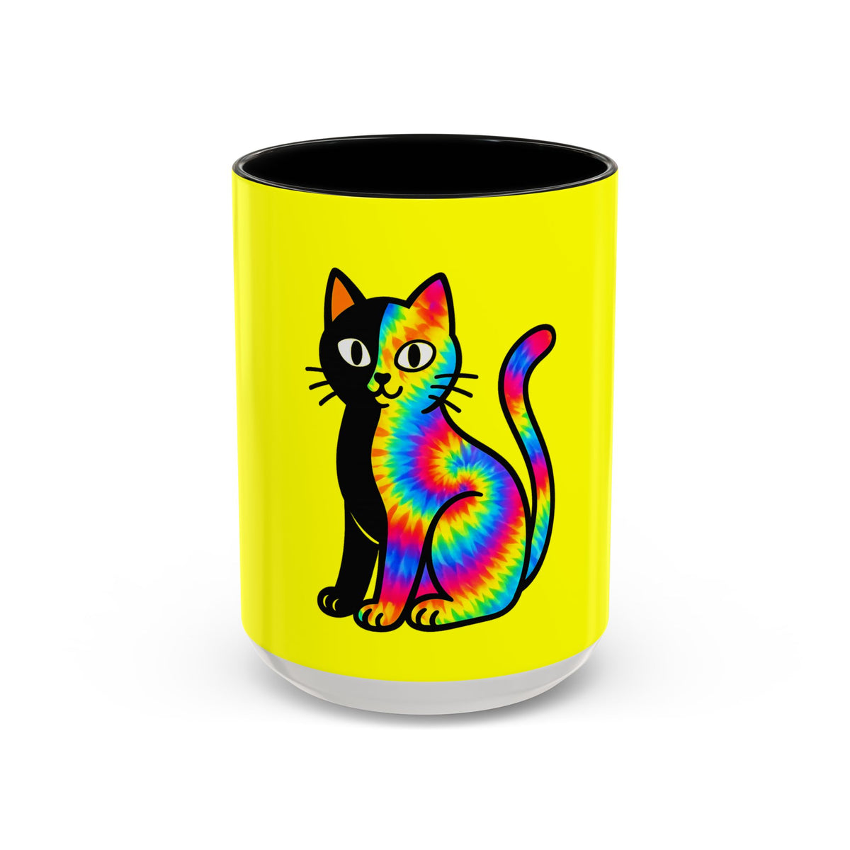 The Black Cat Changing Colors 15oz Coffee Mug