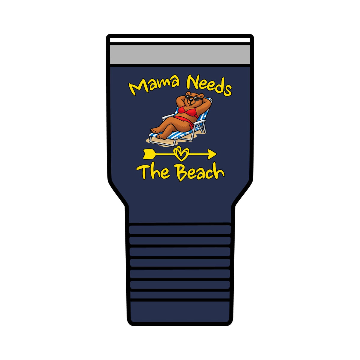Mama Needs The Beach 30oz Polar Camel Insulated Tumbler